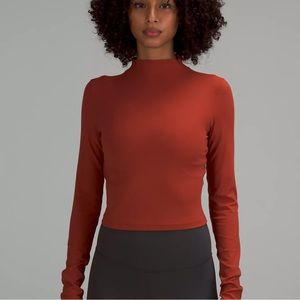All Aligned Mock Neck.